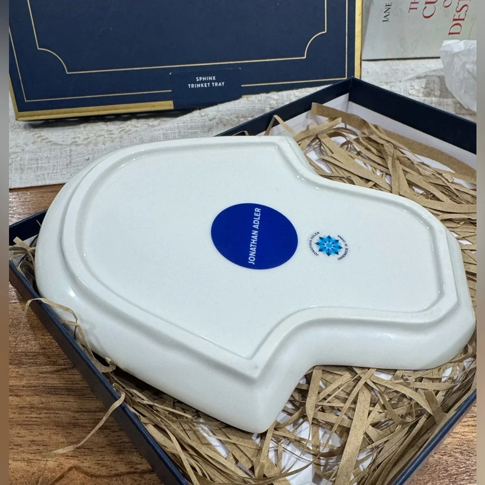 JONATHAN ADLER SPHINX TRAY EXCELLENT NEW/UNUSED CONDITION RETIRED/RARE W/BOX
